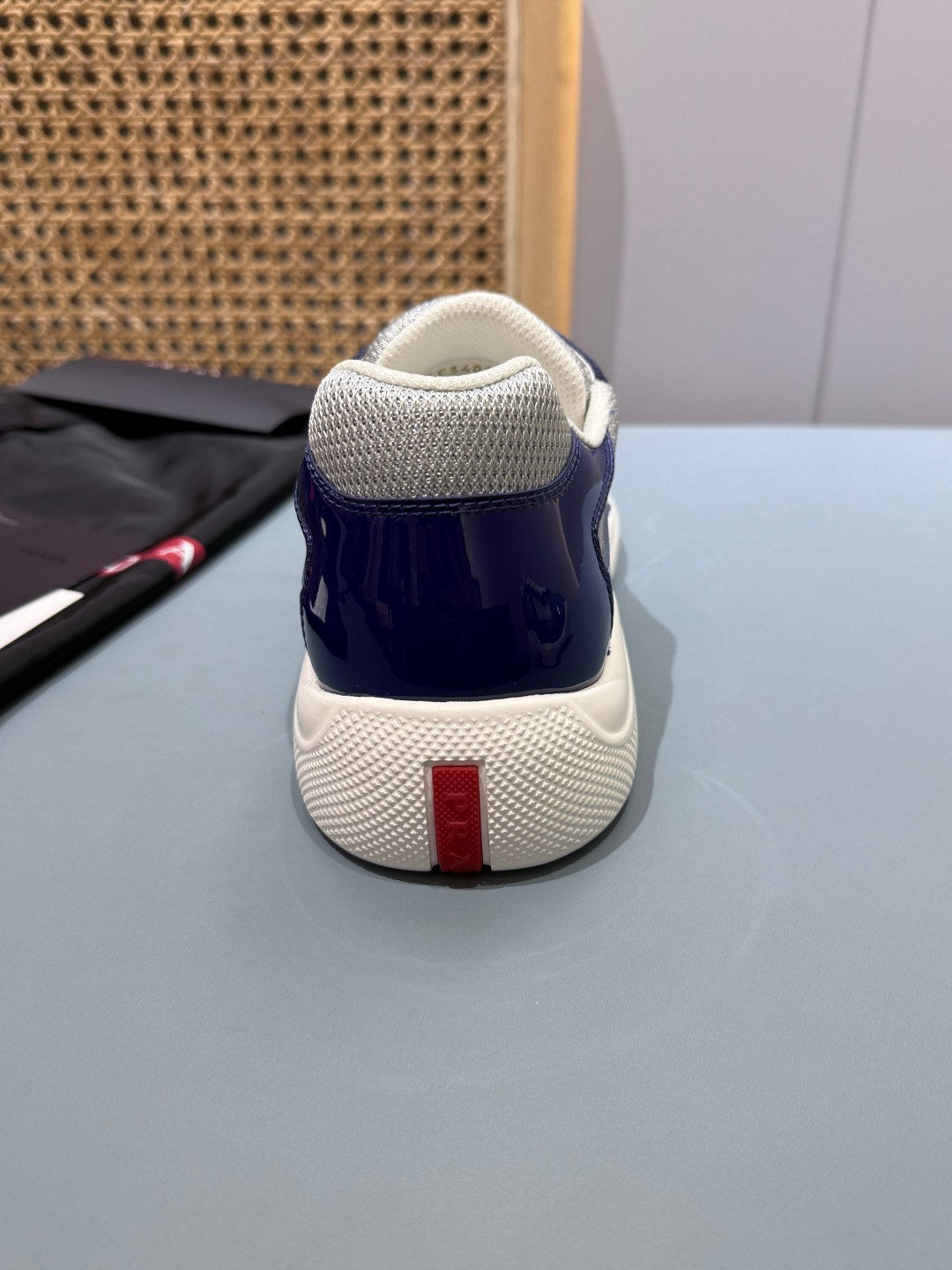 Sneakers America's Cup 'Bleu Ardoise Verni' — vue 6