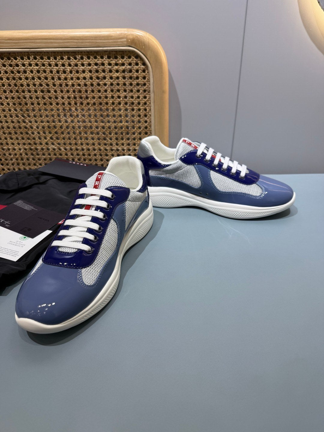 Sneakers America's Cup 'Bleu Ardoise Verni' — vue 11