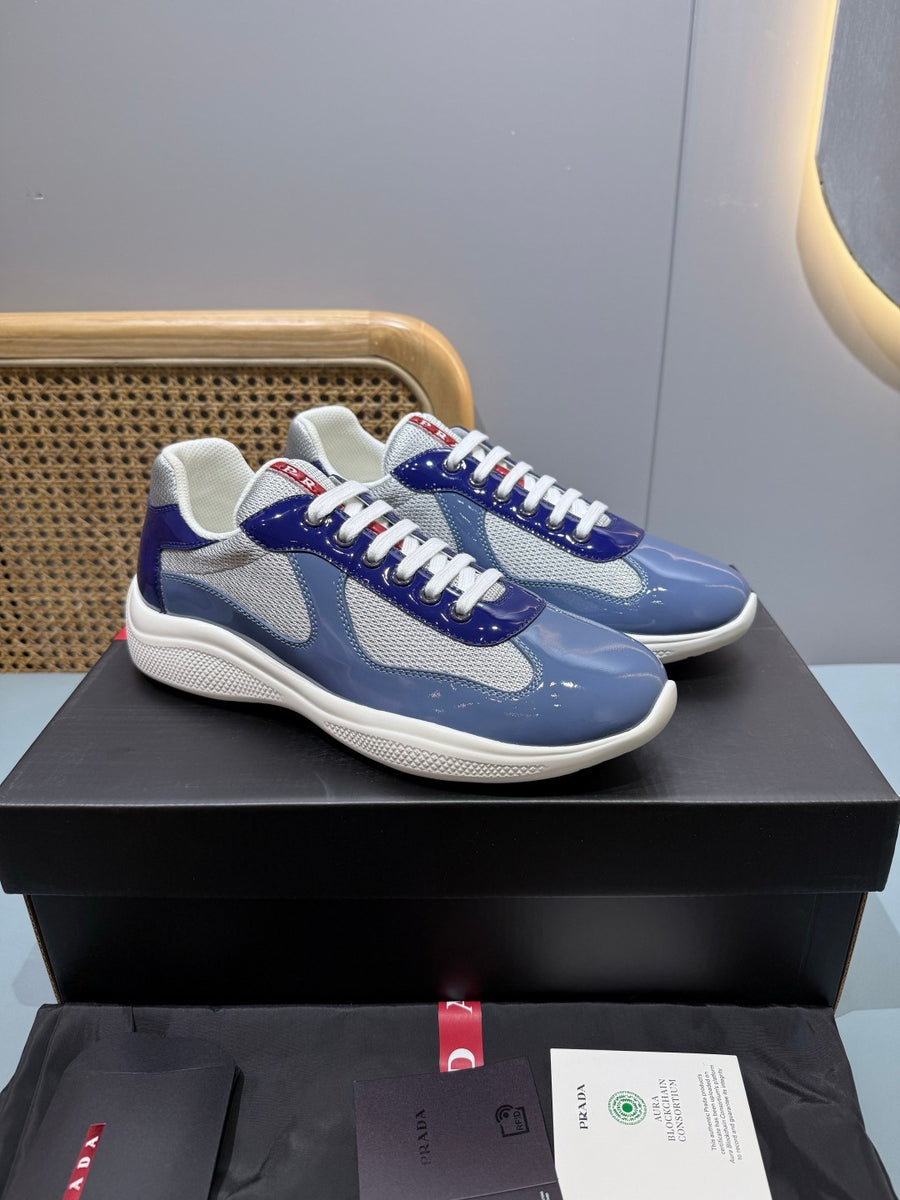 Sneakers America's Cup 'Bleu Ardoise Verni' — vue 17