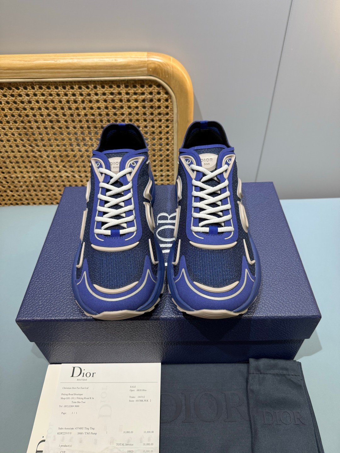 Sneakers B30 Countdown 'Bleu Marine' — vue 2