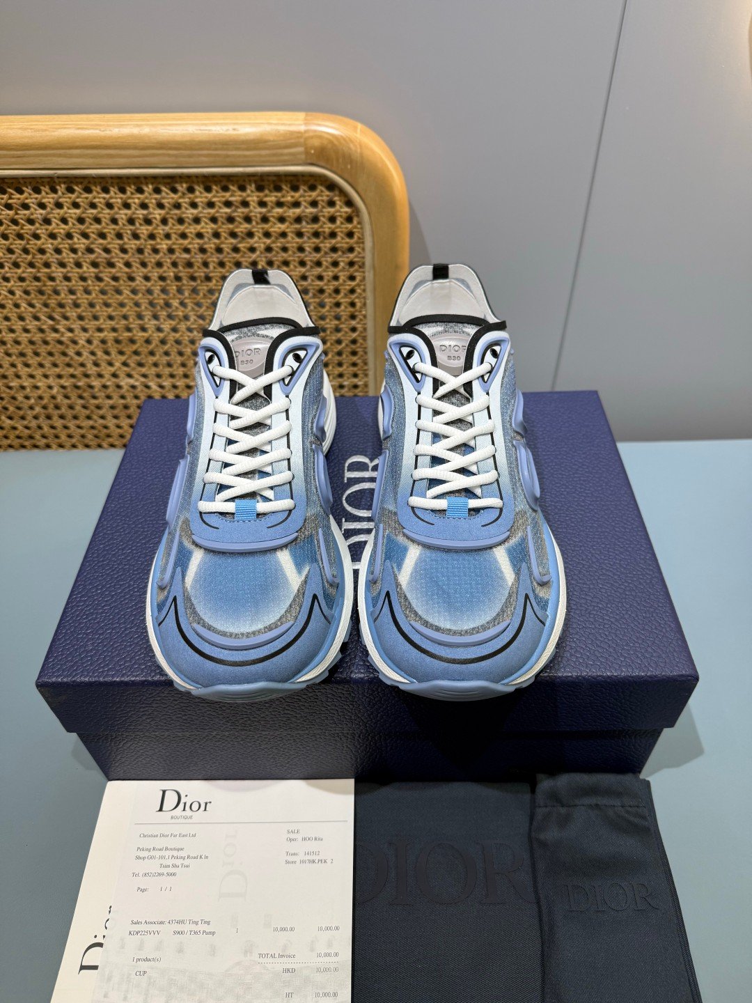 Sneakers B30 Countdown 'Bleu Ciel' — vue 2