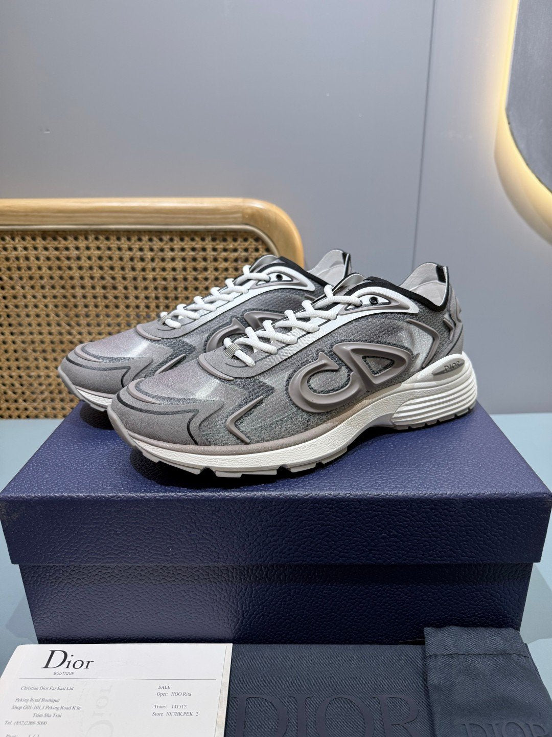 Sneakers B30 Countdown 'Gris Argent' — vue 2