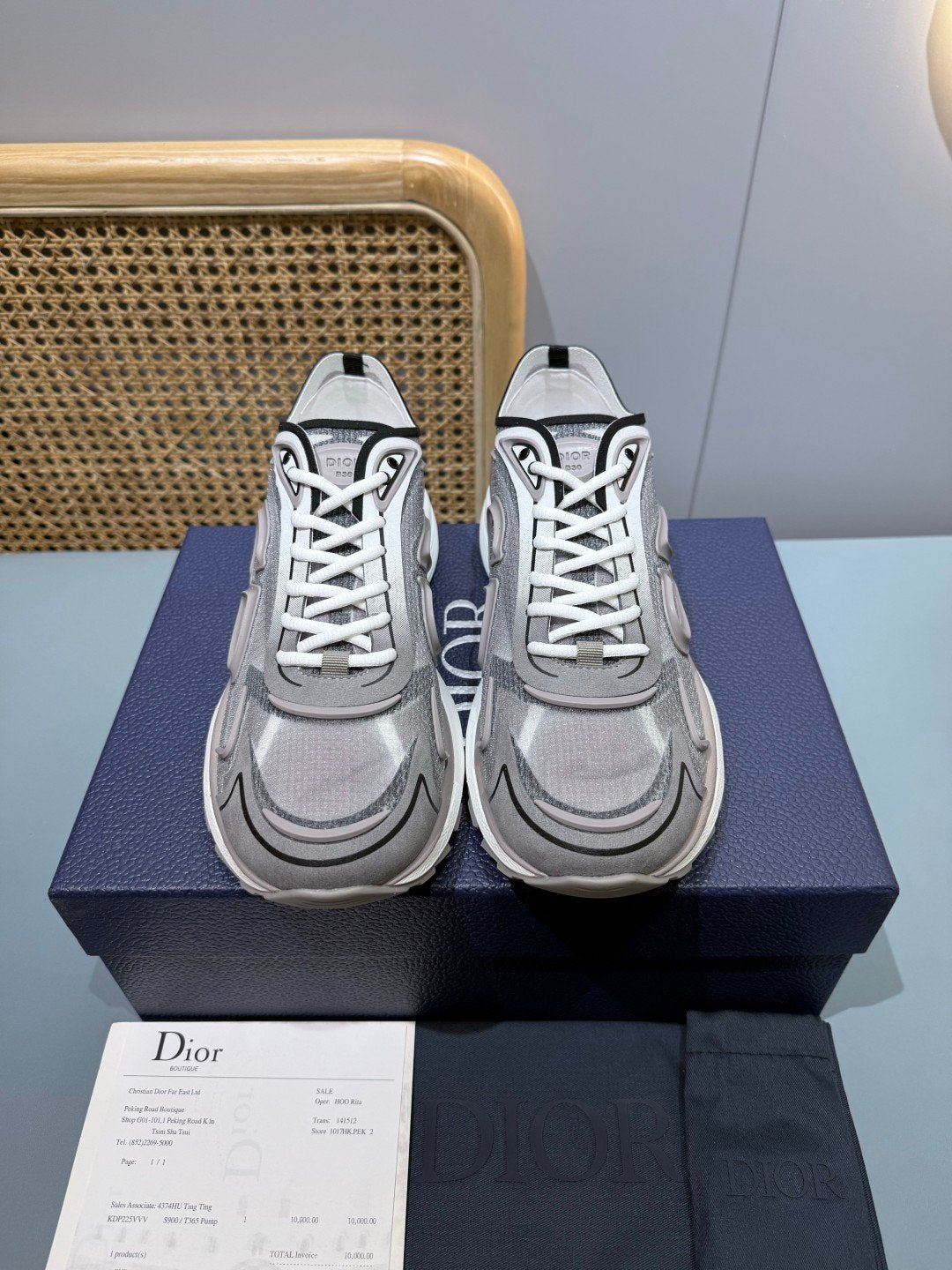 Sneakers B30 Countdown 'Gris Argent' — vue 5