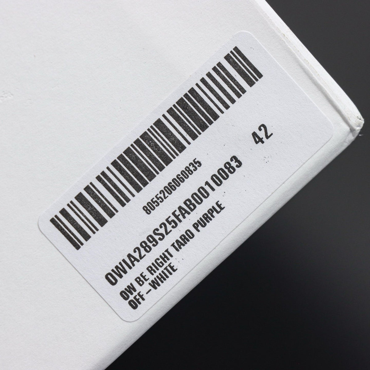 Off-White Be Right Back 'Lavande' — vue 2
