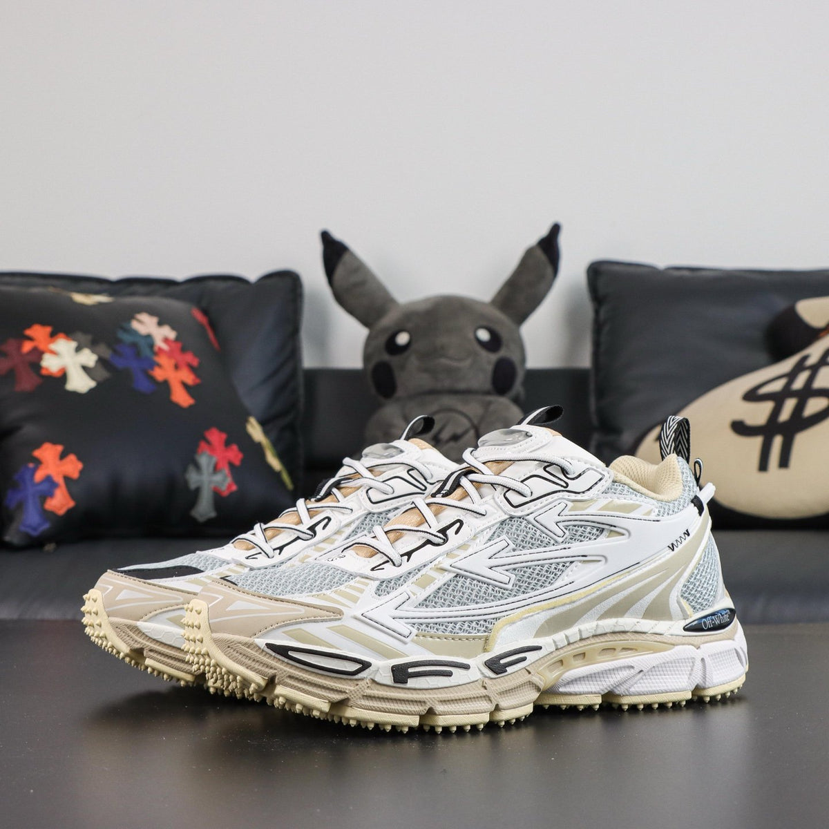 Off-White Be Right Back 'Blanc Crème Argent'