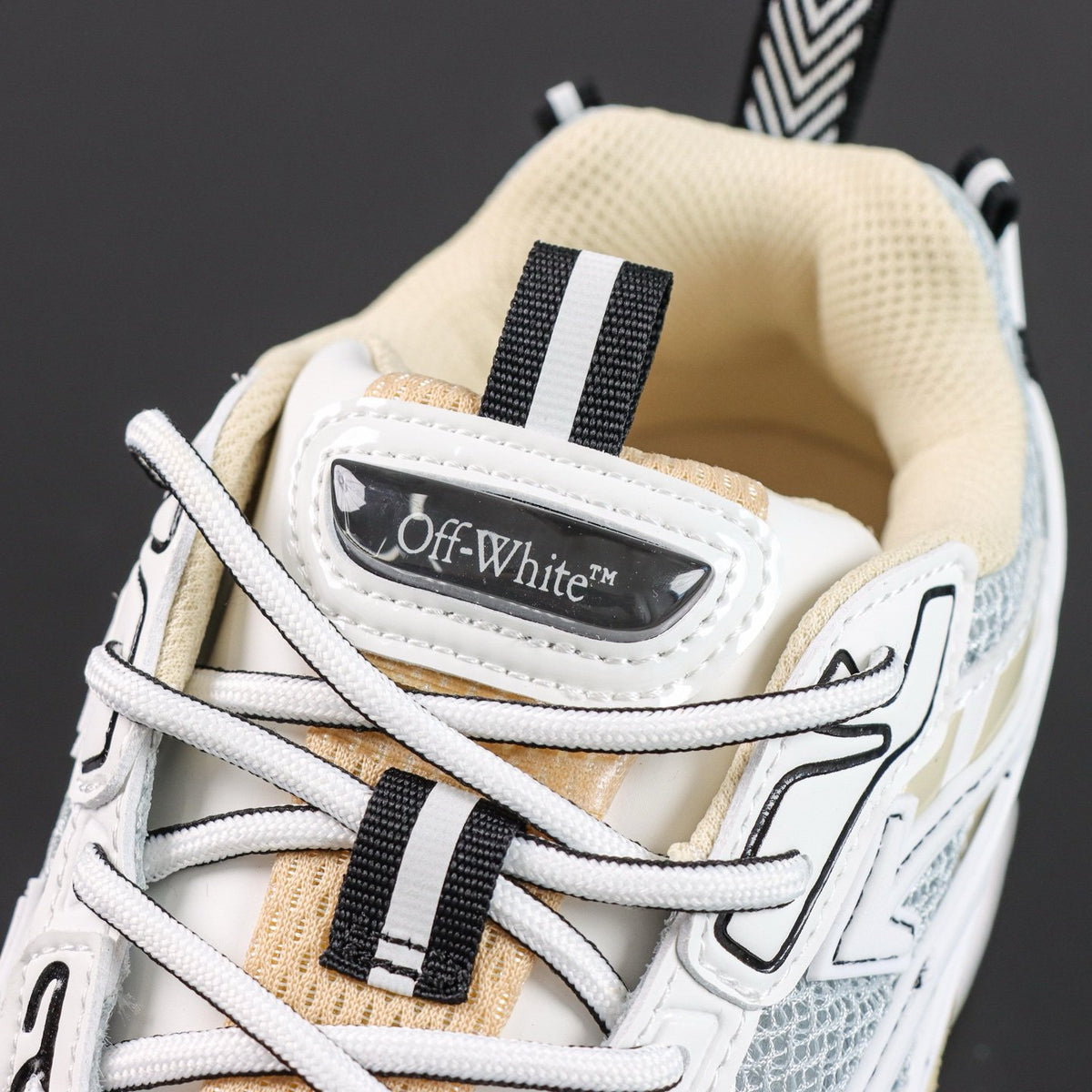 Off-White Be Right Back 'Blanc Crème Argent' — vue 9