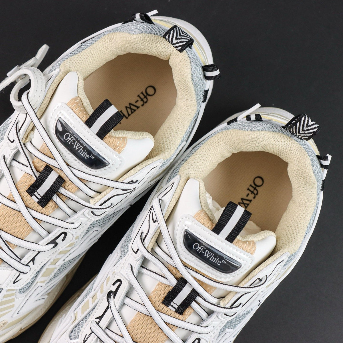 Off-White Be Right Back 'Blanc Crème Argent' — vue 12
