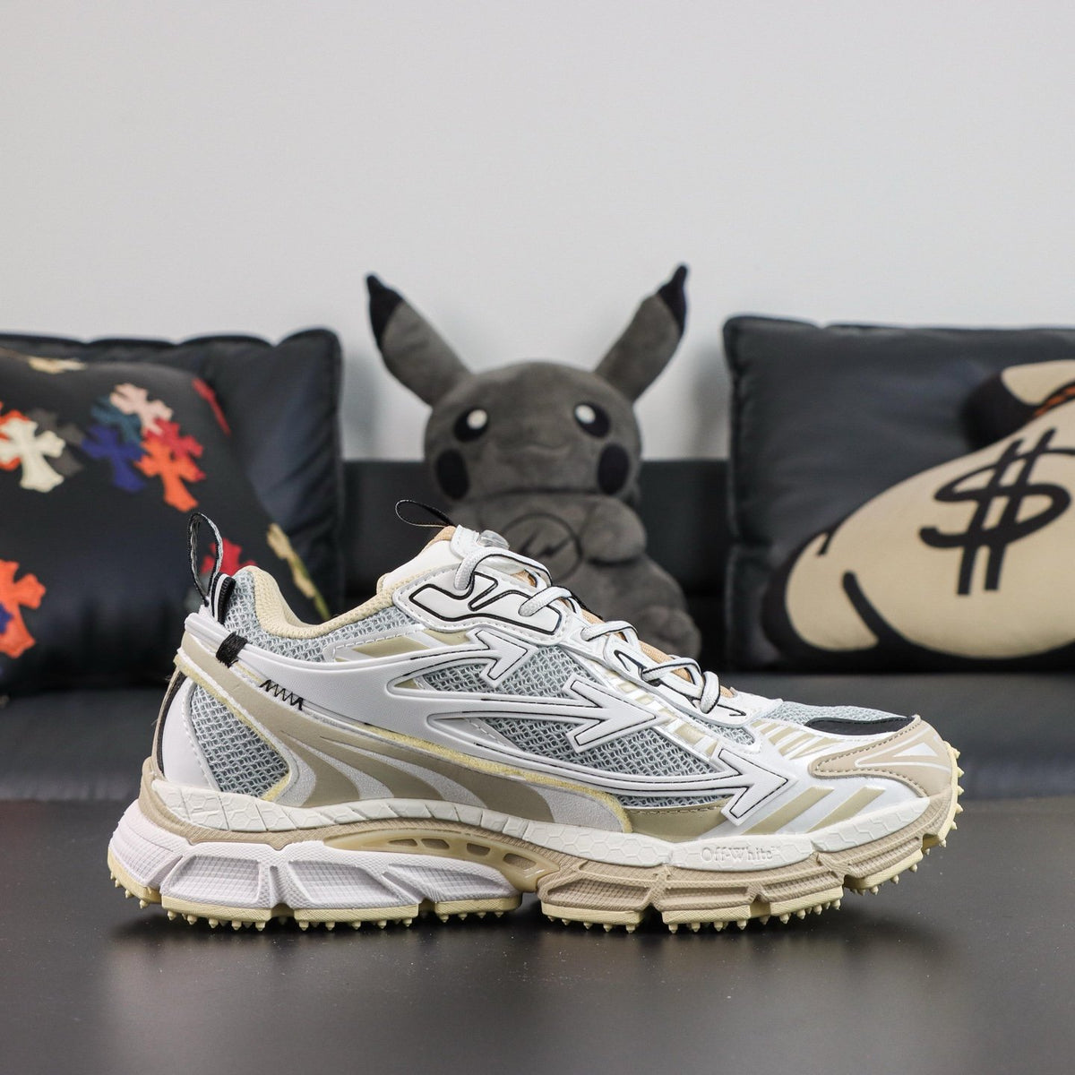 Off-White Be Right Back 'Blanc Crème Argent' — vue 14