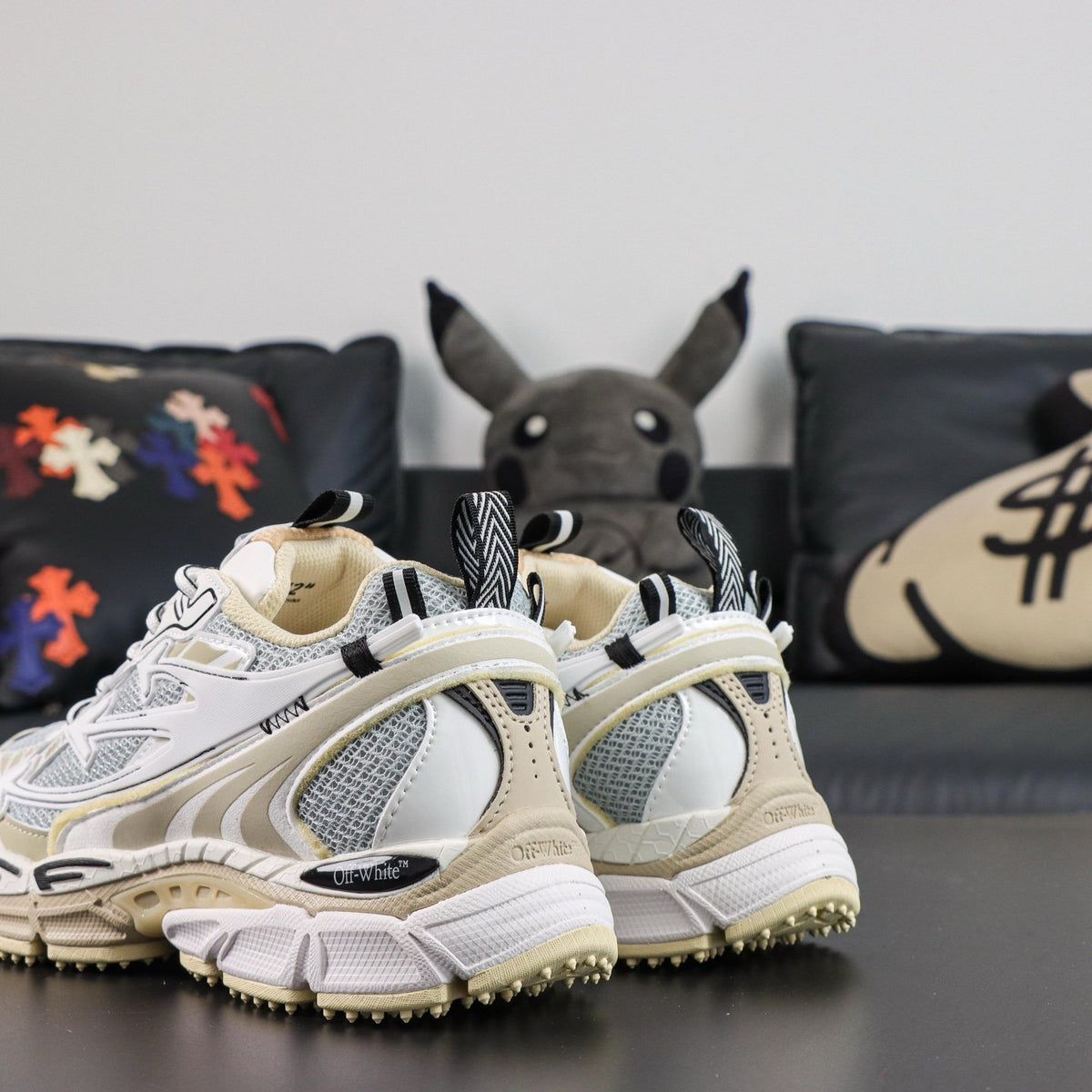 Off-White Be Right Back 'Blanc Crème Argent' — vue 15