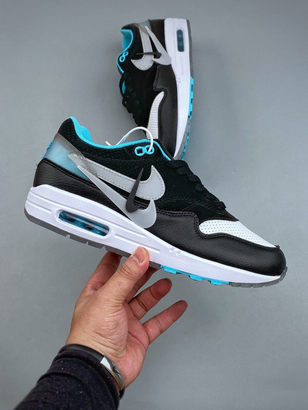 Nike Air Max 1 'Noir Blanc Turquoise'