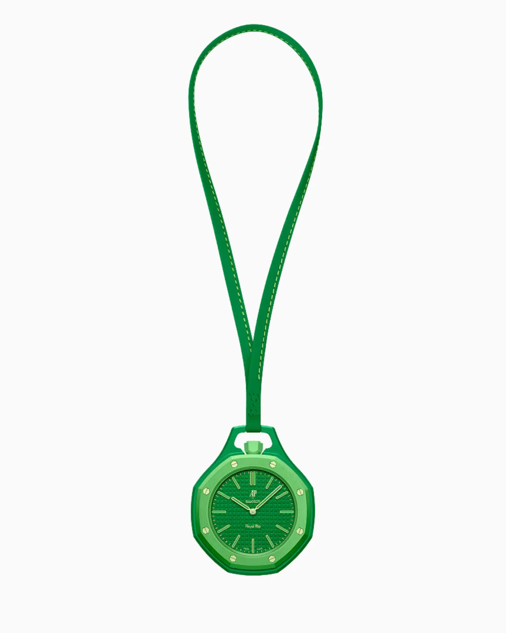 Montre Octogonale Cadran Vert 'Eight' — Édition Pop