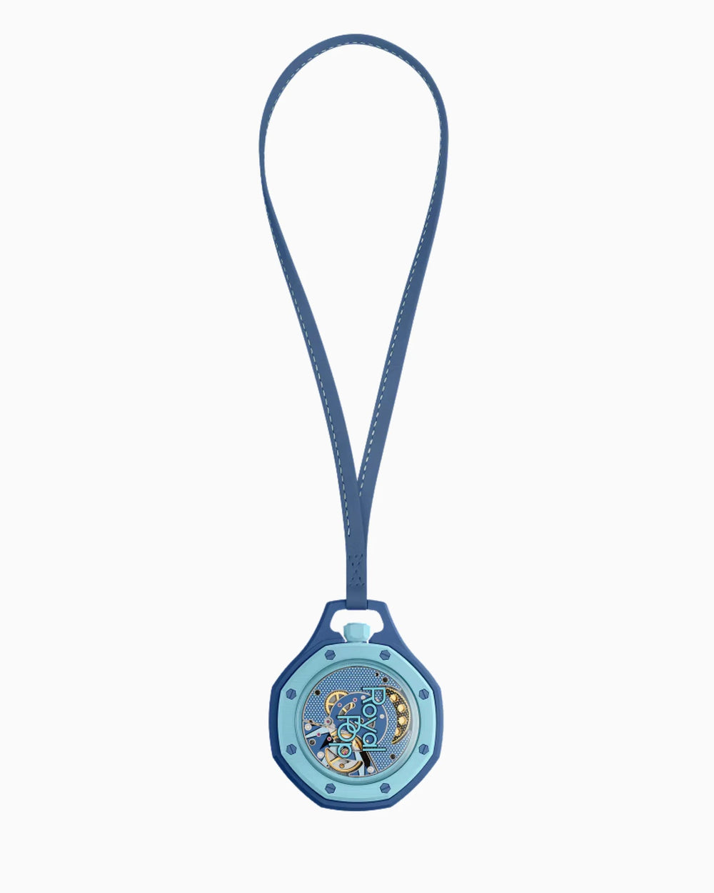 Montre Octogonale Cadran Bleu Ciel — Édition Pop