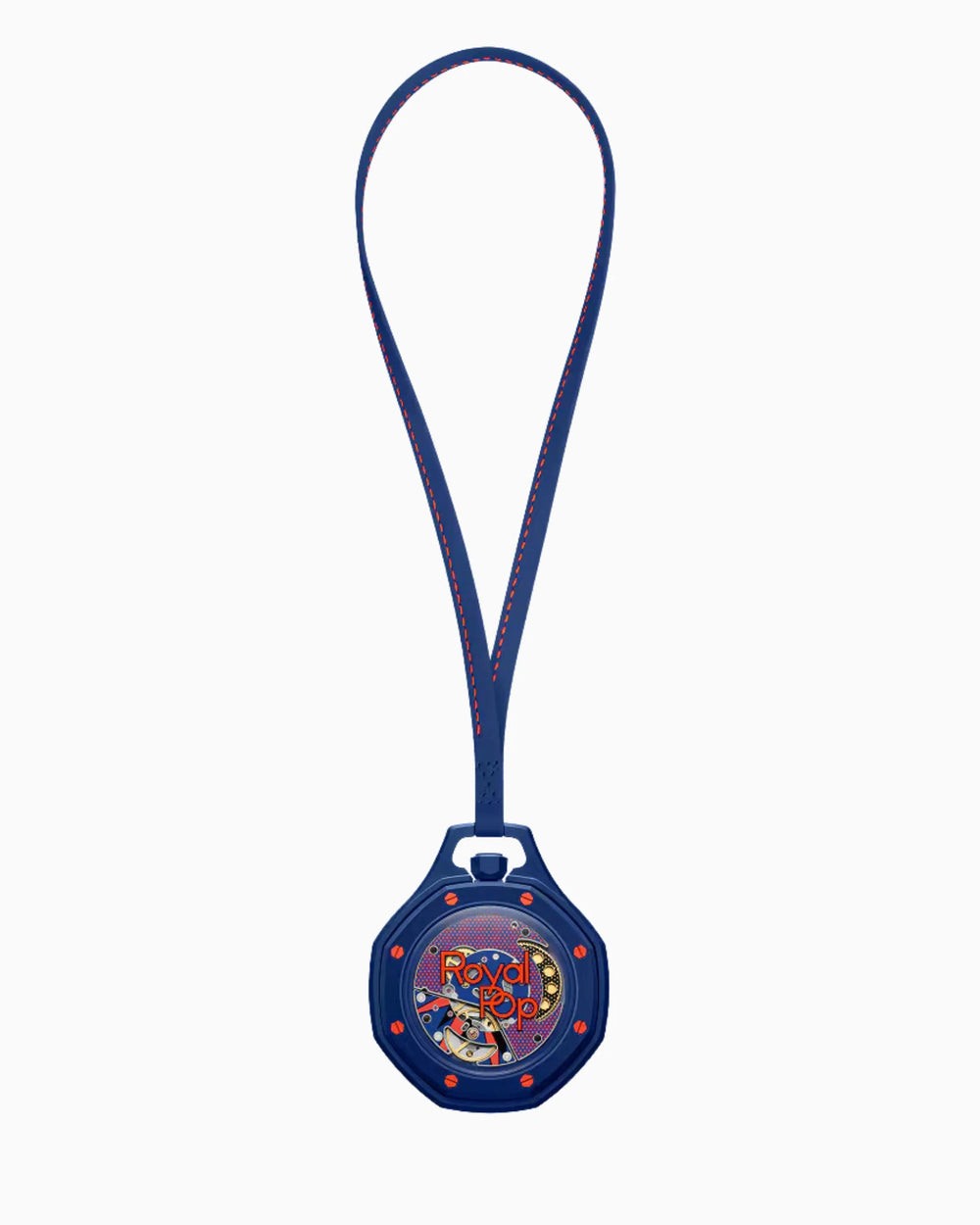 Montre Octogonale Cadran Orange — Édition Pop