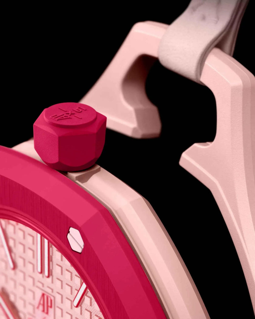 Montre Octogonale Cadran Rouge — Édition Pop