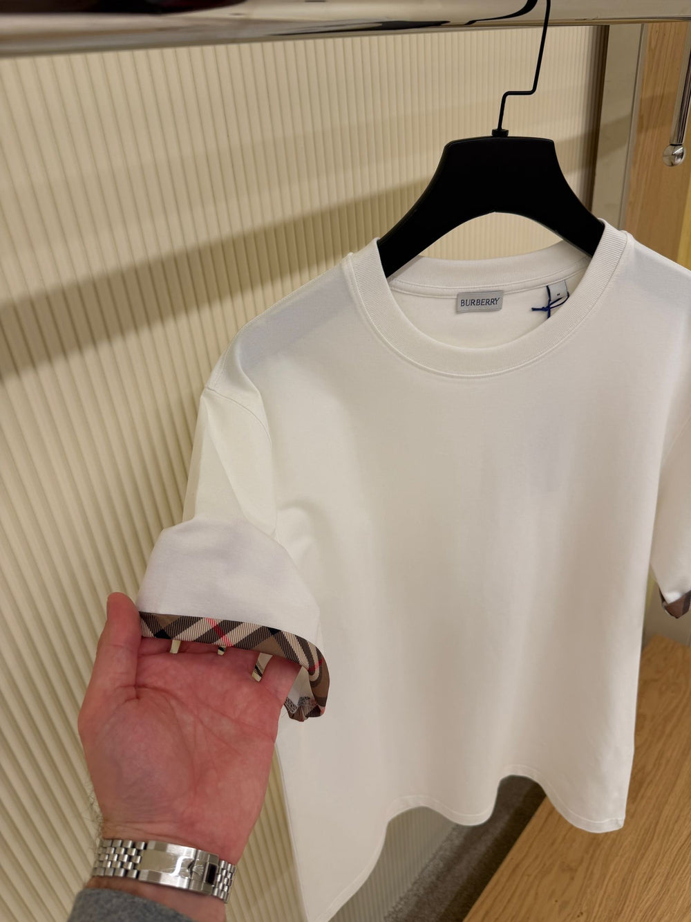 T-SHIRT WITH EMBROIDERED SIGNATURE