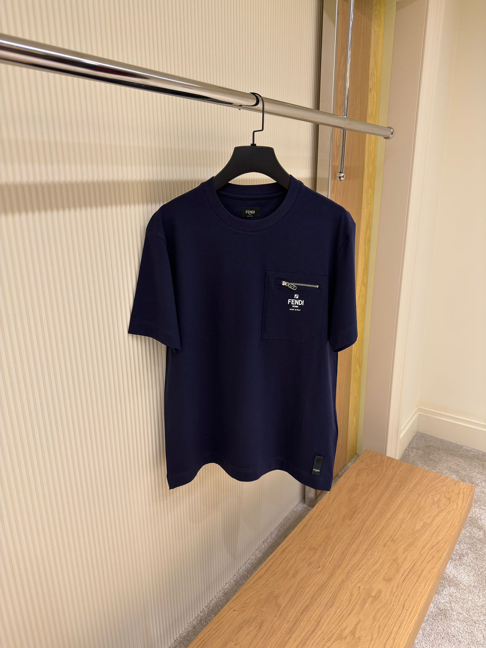 T-SHIRT WITH EMBROIDERED SIGNATURE