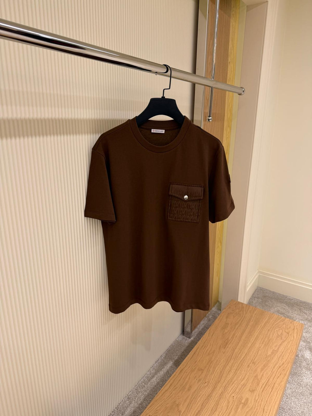 T-shirt Poche Poitrine & Logo — Coton Stretch