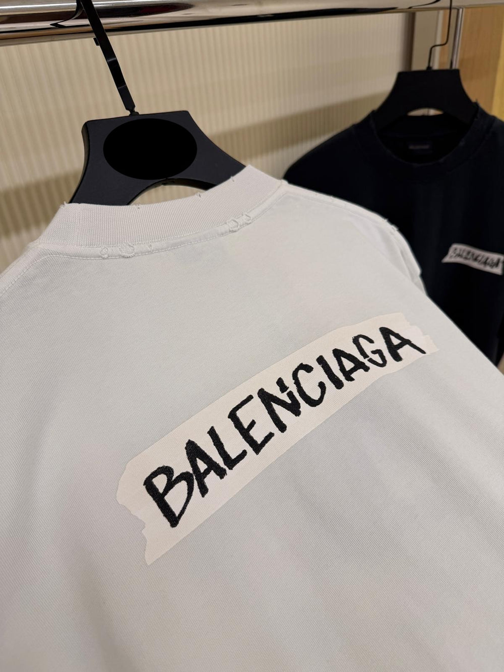 T-shirt Oversized Imprimé Logo — Coton Lavé