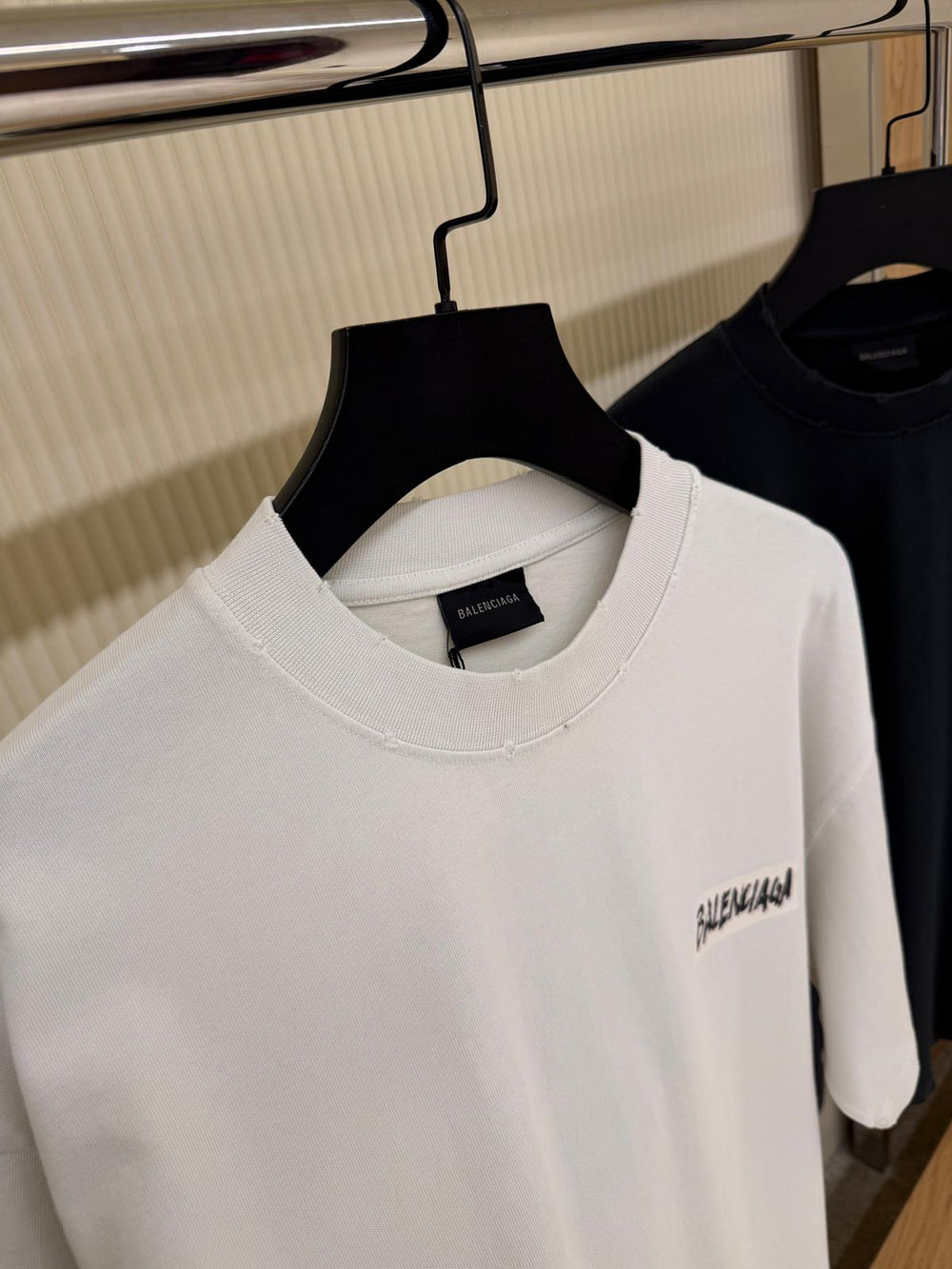 T-shirt Oversized Imprimé Logo — Coton Lavé