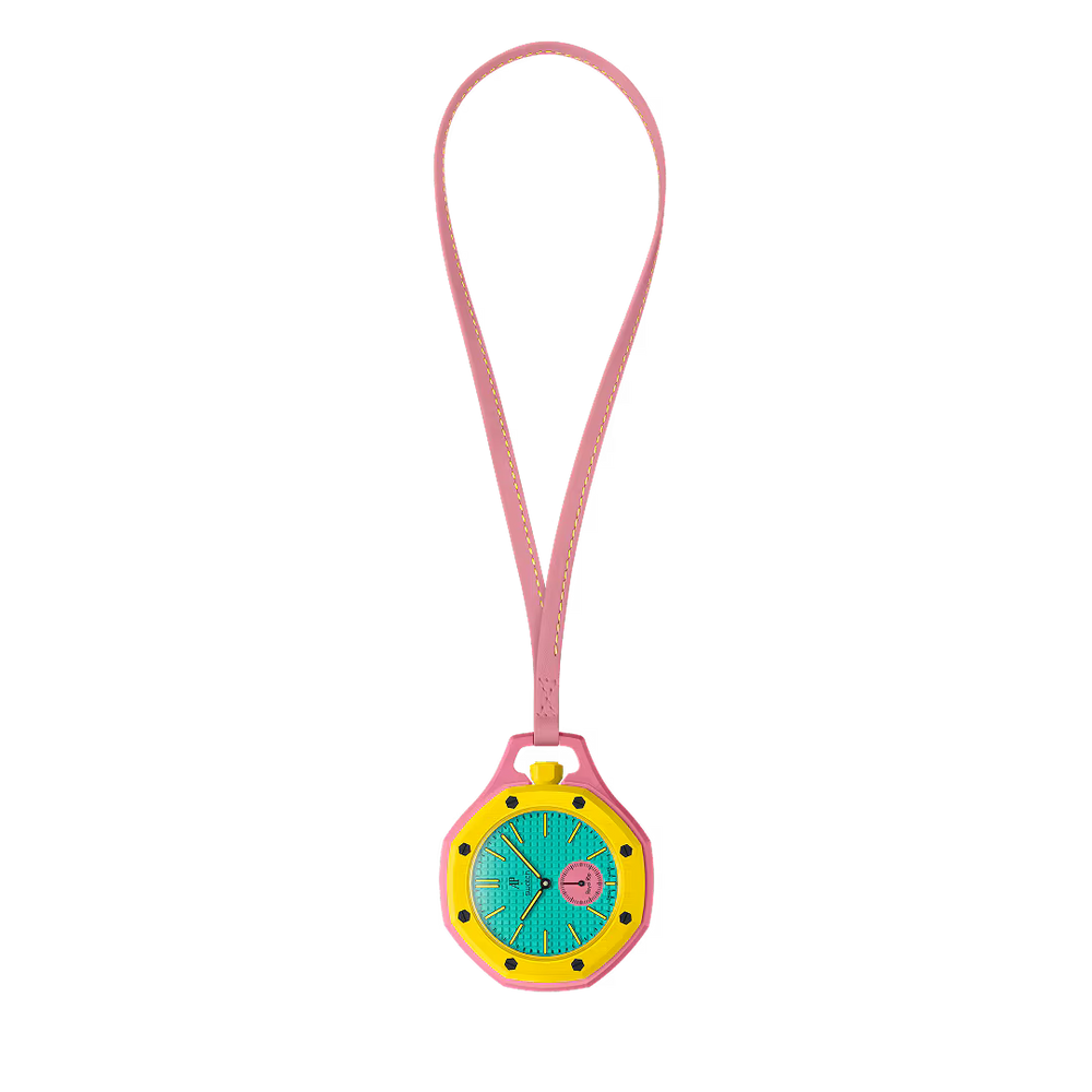 Montre Octogonale Cadran Rose — Édition Pop