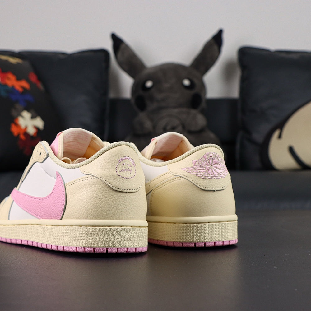 Travis Scott x Air Jordan 1 Low OG Shy Pink