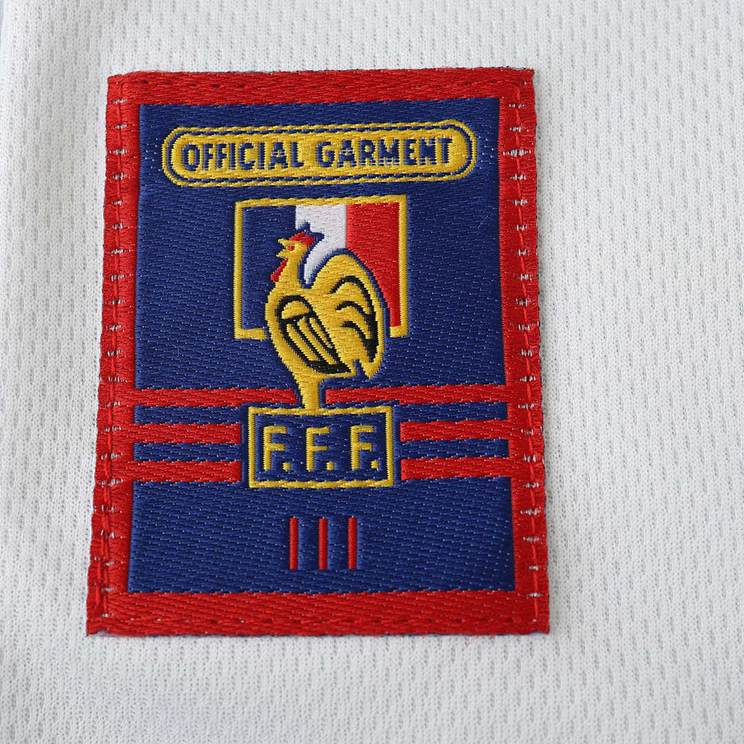 Maillot France 1998 Extérieur Rétro — Édition Champions du Monde