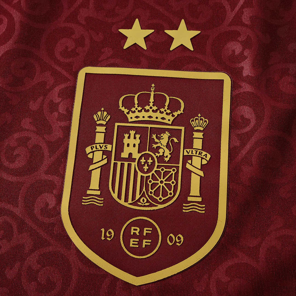 Maillot Espagne 2 étoiles Fan Rouge