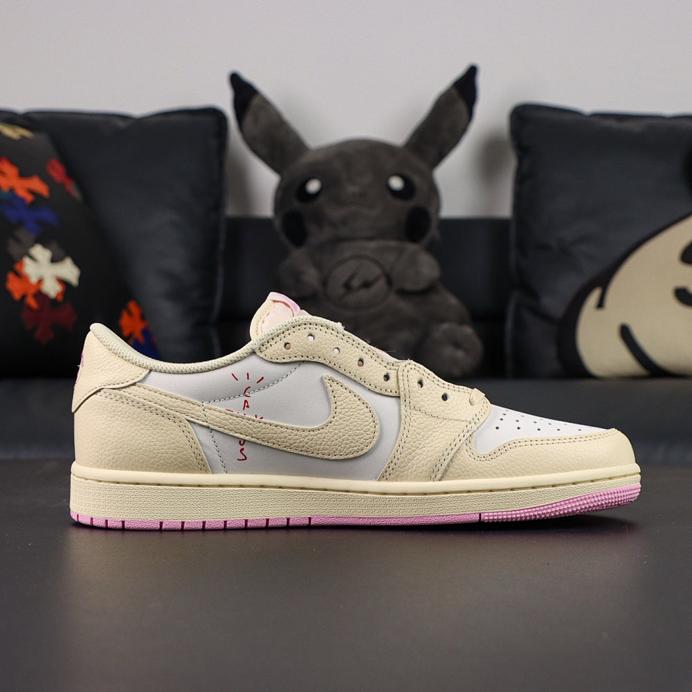 Travis Scott x Air Jordan 1 Low OG Shy Pink