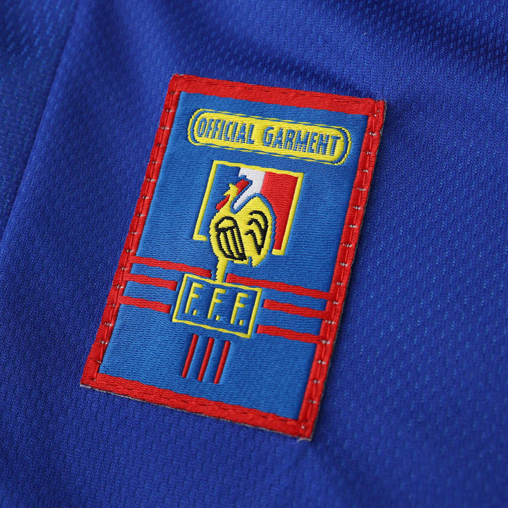 Maillot France 1998 Domicile Rétro — Édition Champions du Monde