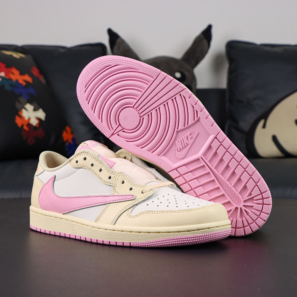 Travis Scott x Air Jordan 1 Low OG Shy Pink