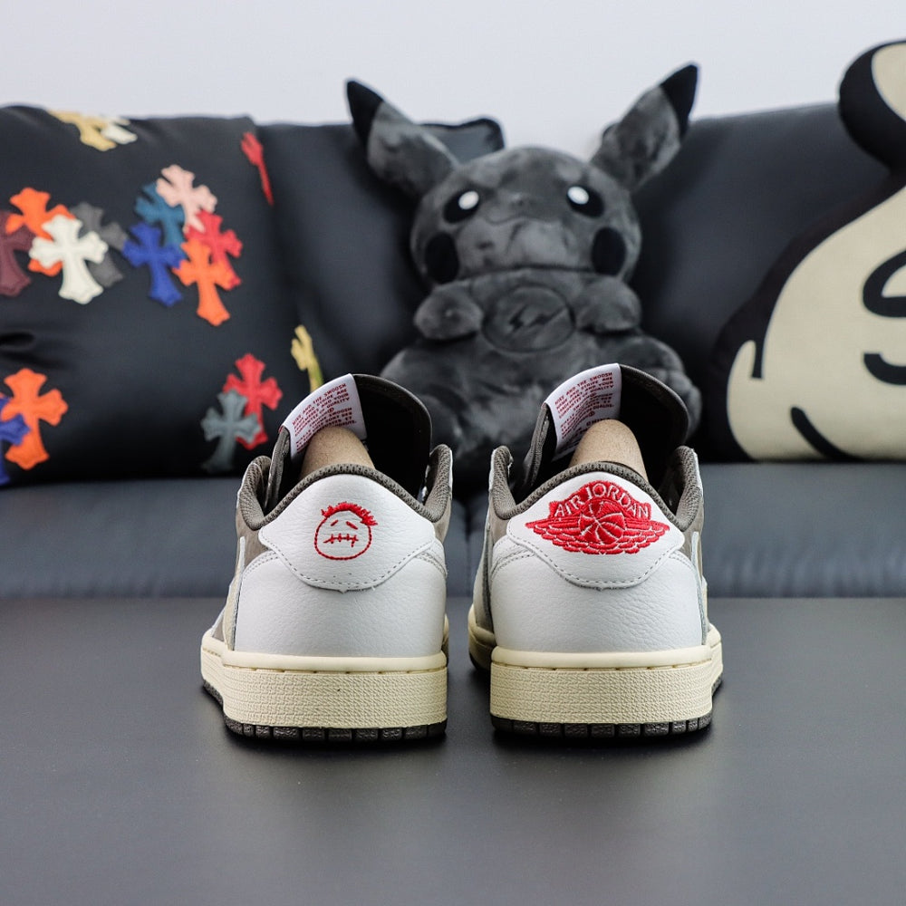 Sneakers Basses Daim Marron & Cuir Ivoire 'Reverse Mocha'