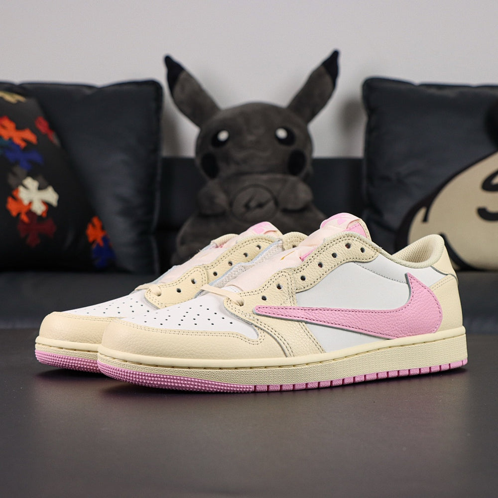 Travis Scott x Air Jordan 1 Low OG Shy Pink