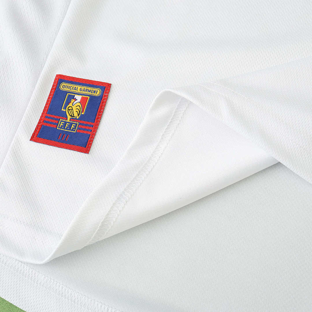 Maillot France 1998 Extérieur Rétro — Édition Champions du Monde