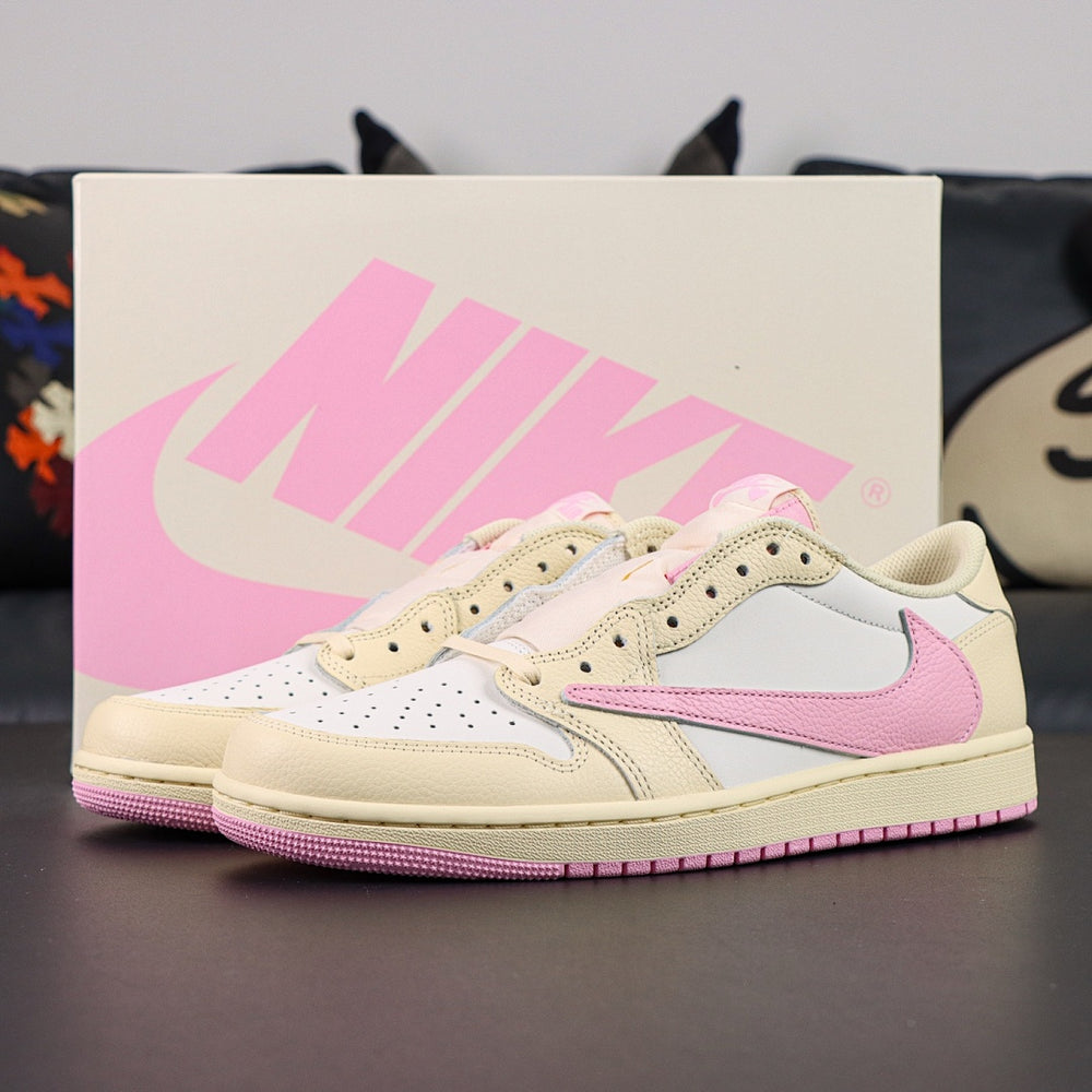 Travis Scott x Air Jordan 1 Low OG Shy Pink