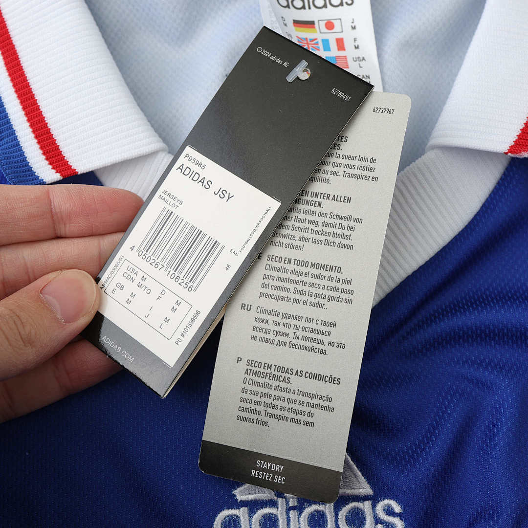 Maillot France 1998 Domicile Rétro — Édition Champions du Monde
