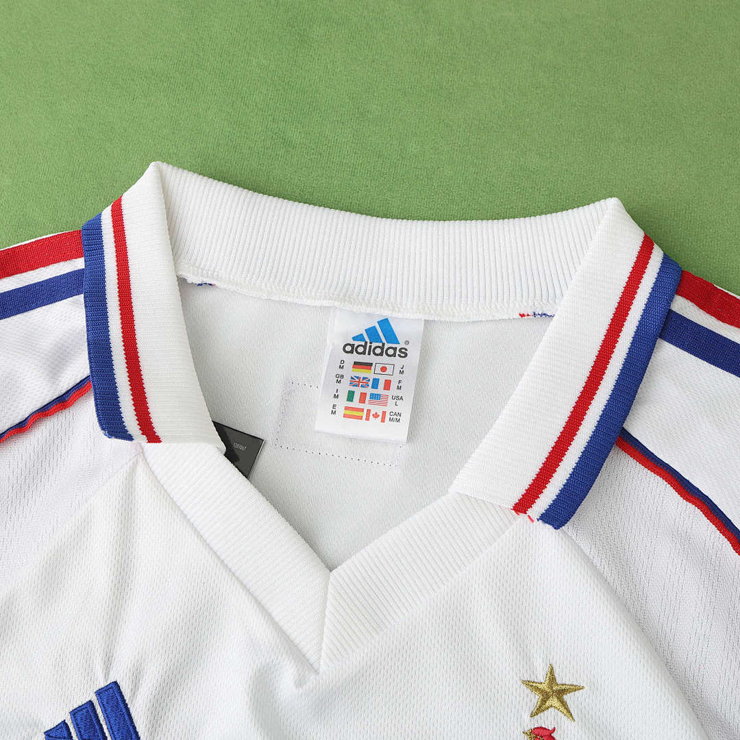Maillot France 1998 Extérieur Rétro — Édition Champions du Monde