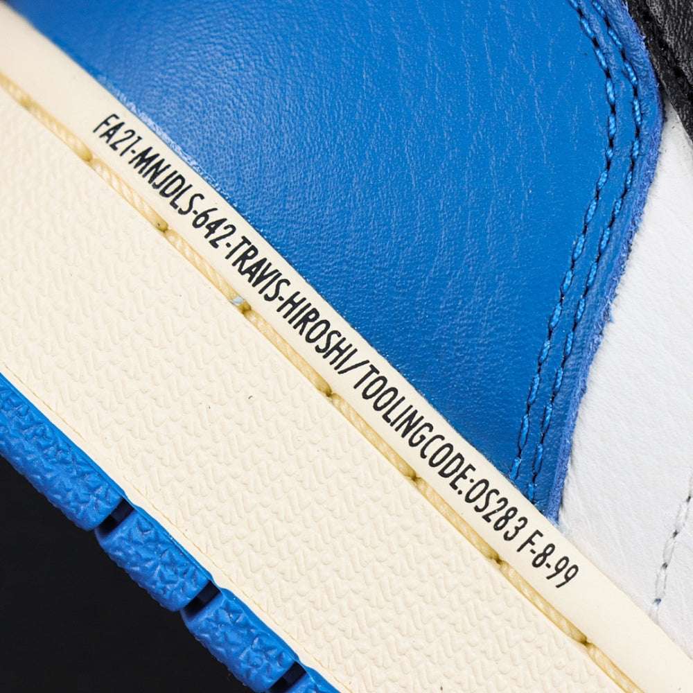 Travis Scott x Air Jordan 1 Retro High OG SP Fragment Military Blue