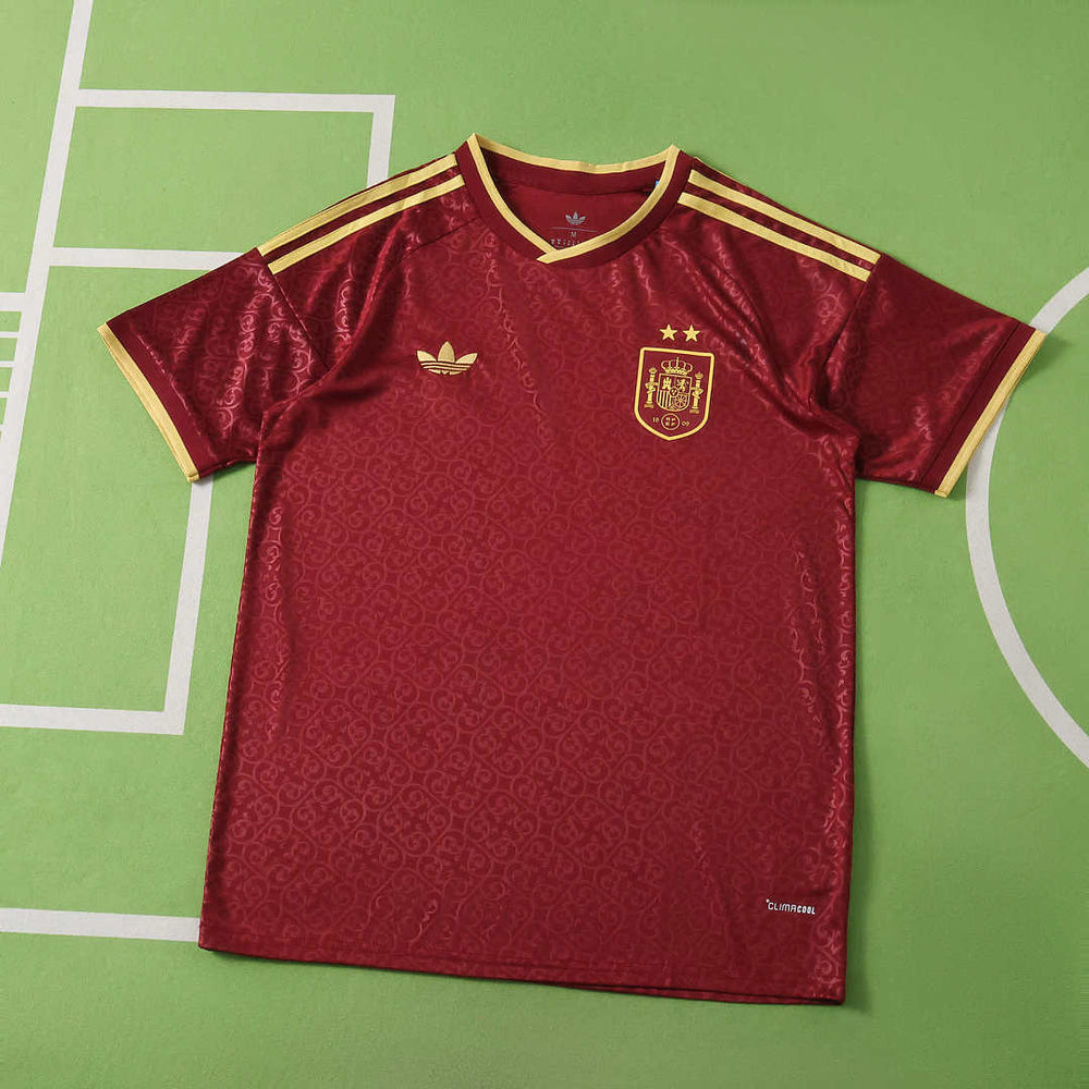 Maillot Espagne 2 étoiles Fan Rouge