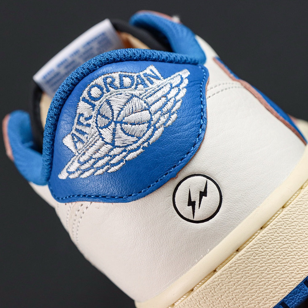 Travis Scott x Air Jordan 1 Retro Low OG SP Fragment Sail Military Blue