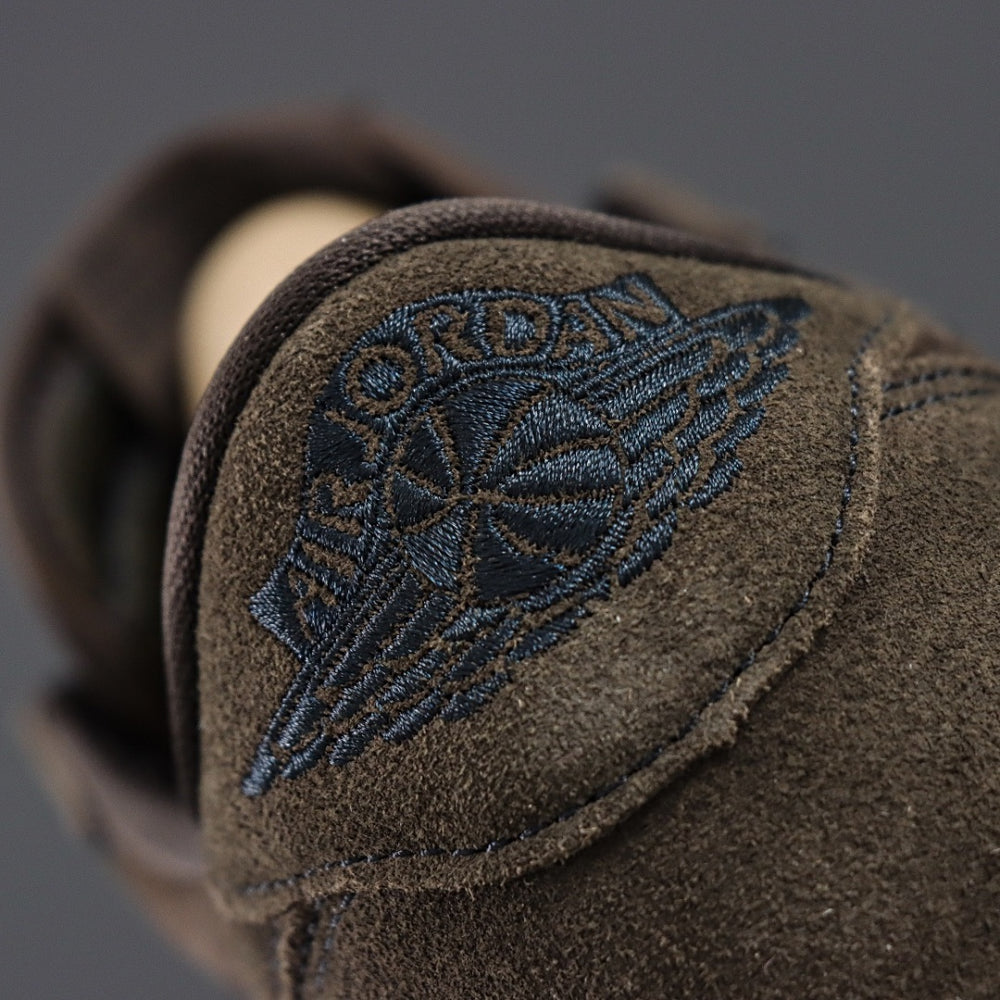 Sneakers Basses Cuir Noir & Daim Marron 'Velvet Brown'