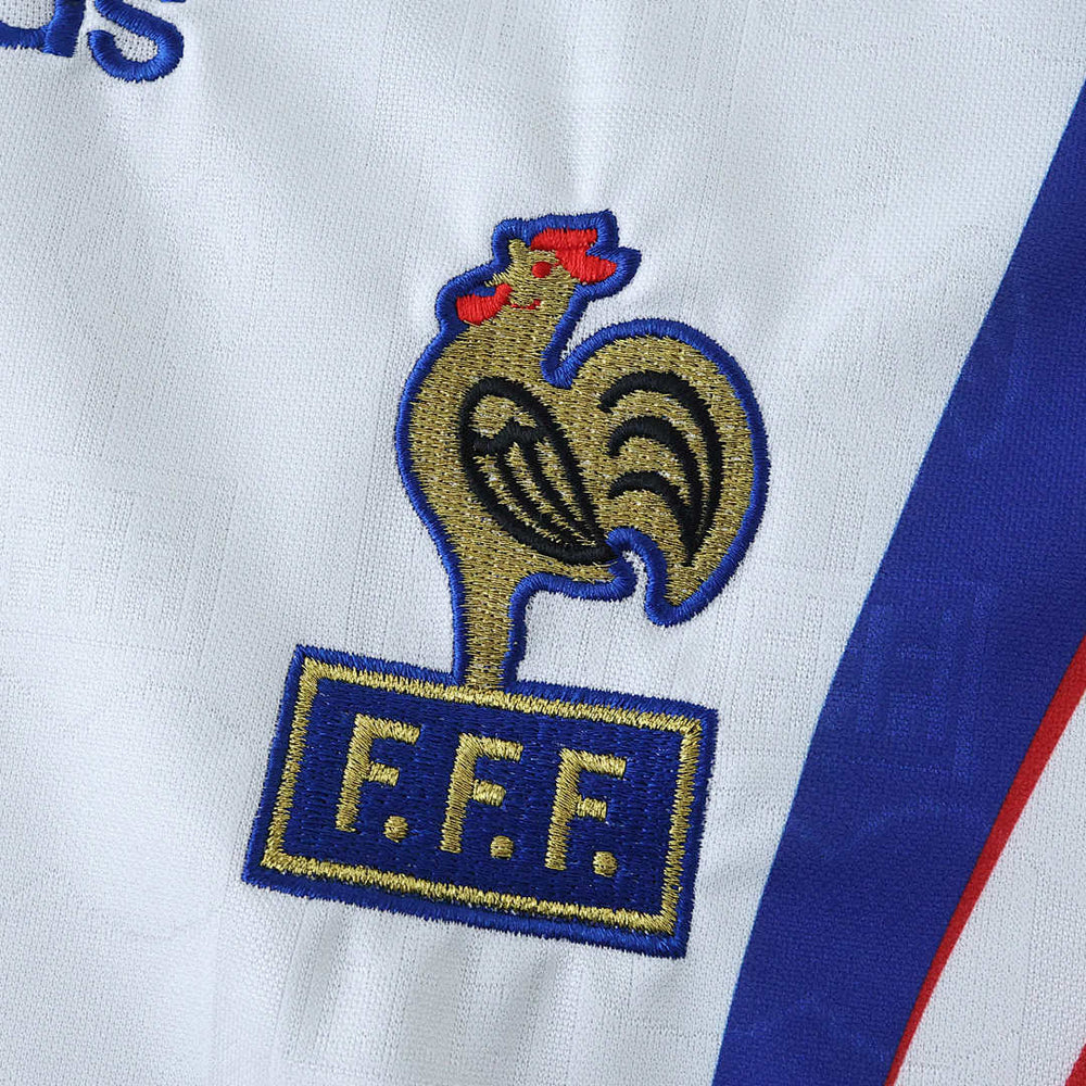 Maillot France 1996 Extérieur Rétro — Édition Euro 96