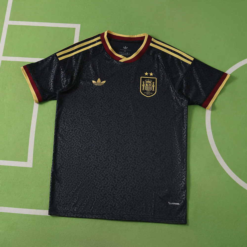 Maillot Espagne 2 étoiles Fan Noir