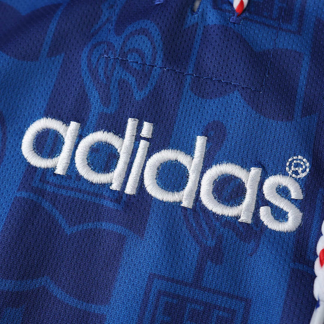 Maillot France 1996 Domicile Rétro — Édition Euro 96
