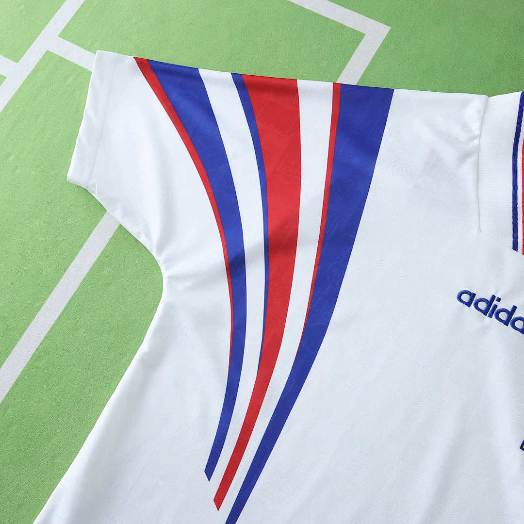 Maillot France 1996 Extérieur Rétro — Édition Euro 96