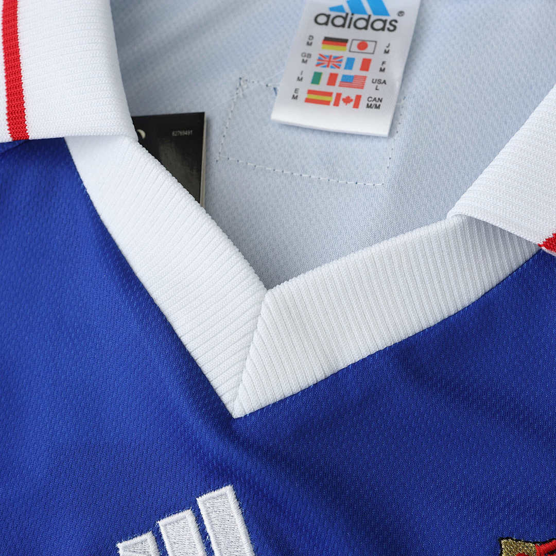 Maillot France 1998 Domicile Rétro — Édition Champions du Monde