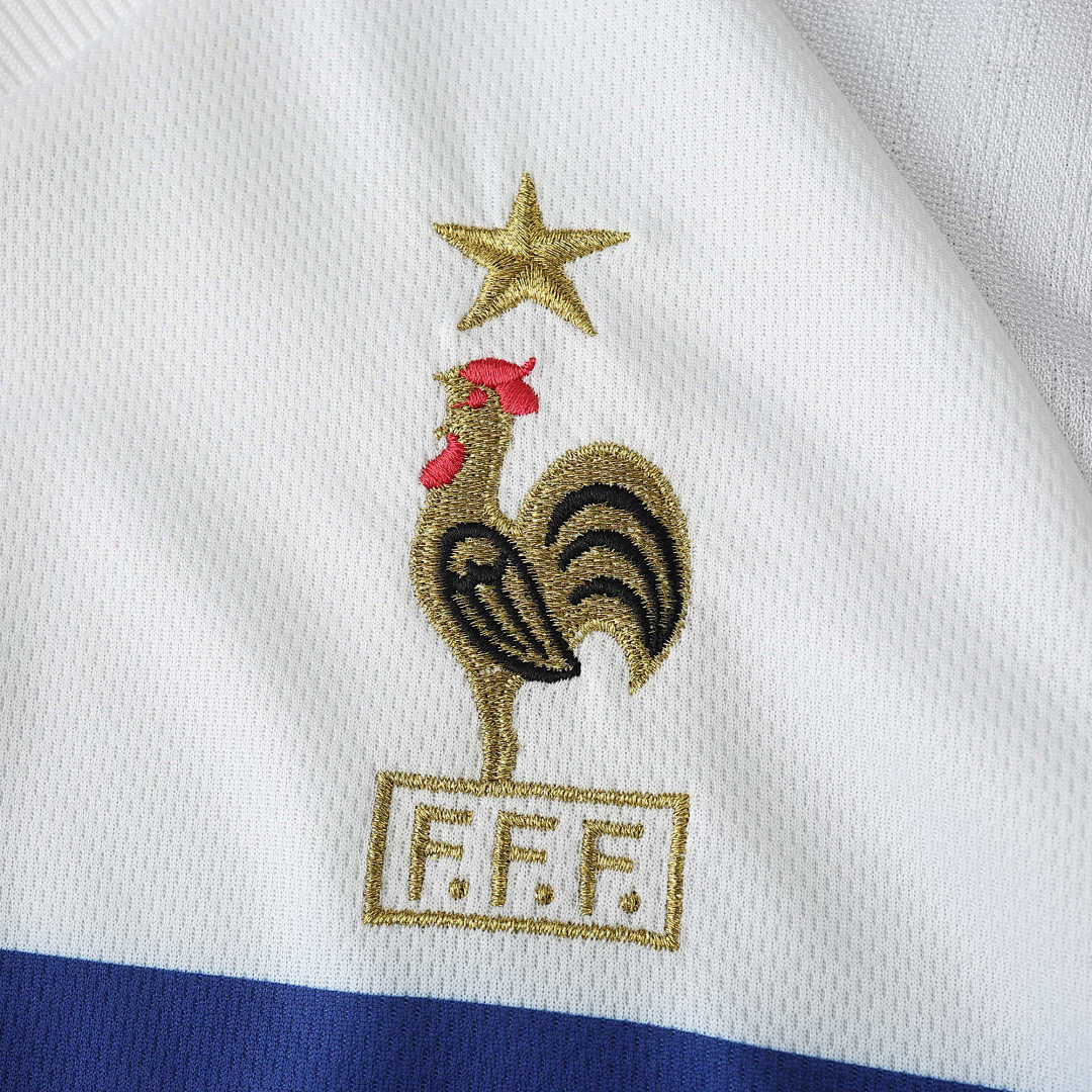 Maillot France 1998 Extérieur Rétro — Édition Champions du Monde