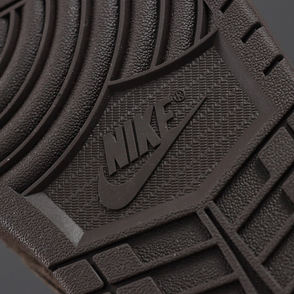 Sneakers Basses Cuir Noir & Daim Marron 'Velvet Brown'