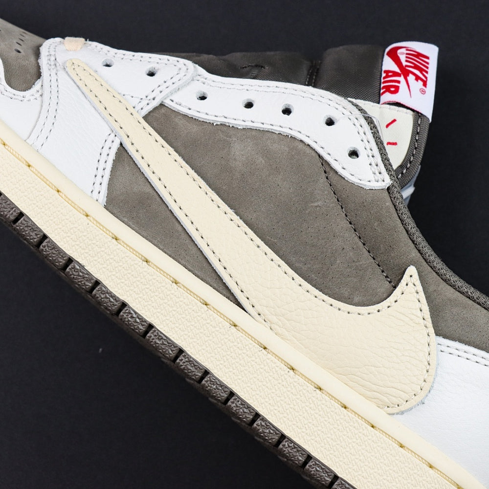 Sneakers Basses Daim Marron & Cuir Ivoire 'Reverse Mocha'