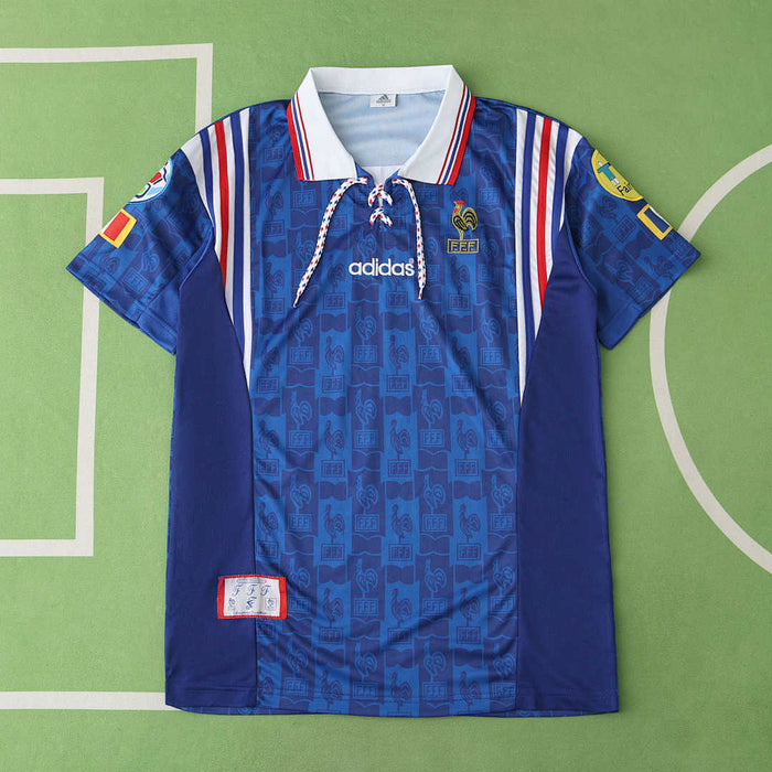 Maillot France 1996 Domicile Rétro — Édition Euro 96