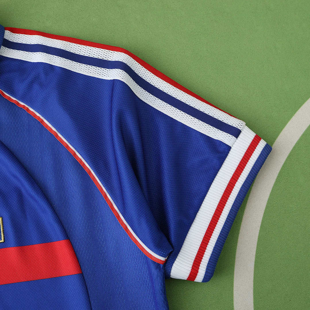 Maillot France 1998 Domicile Rétro — Édition Champions du Monde